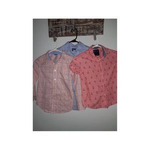 Boys' Short-Sleeve Button-Down Shirts
